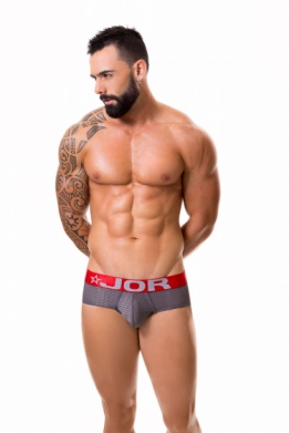 Sexy heren ondergoed briefs grijs